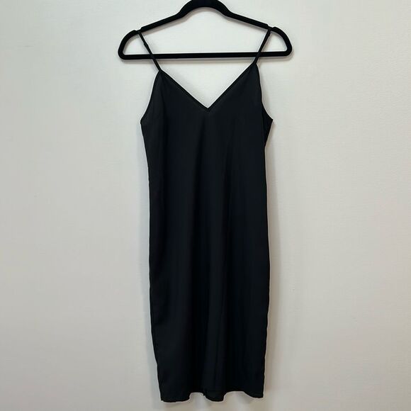 Alice McCall Slip Dress Black Tank Sleeveless Sheer Lightweight Size 2‎ - Picture 1 of 7
